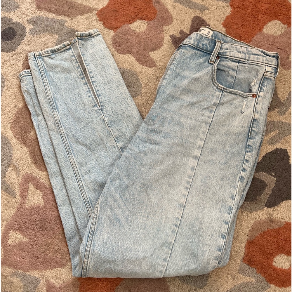 Abercrombie & Fitch Light Blue High Rise Women Jeans